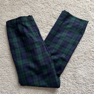 Pendleton 100% Virgin Wool Black Watch Plaid Pants Size 4